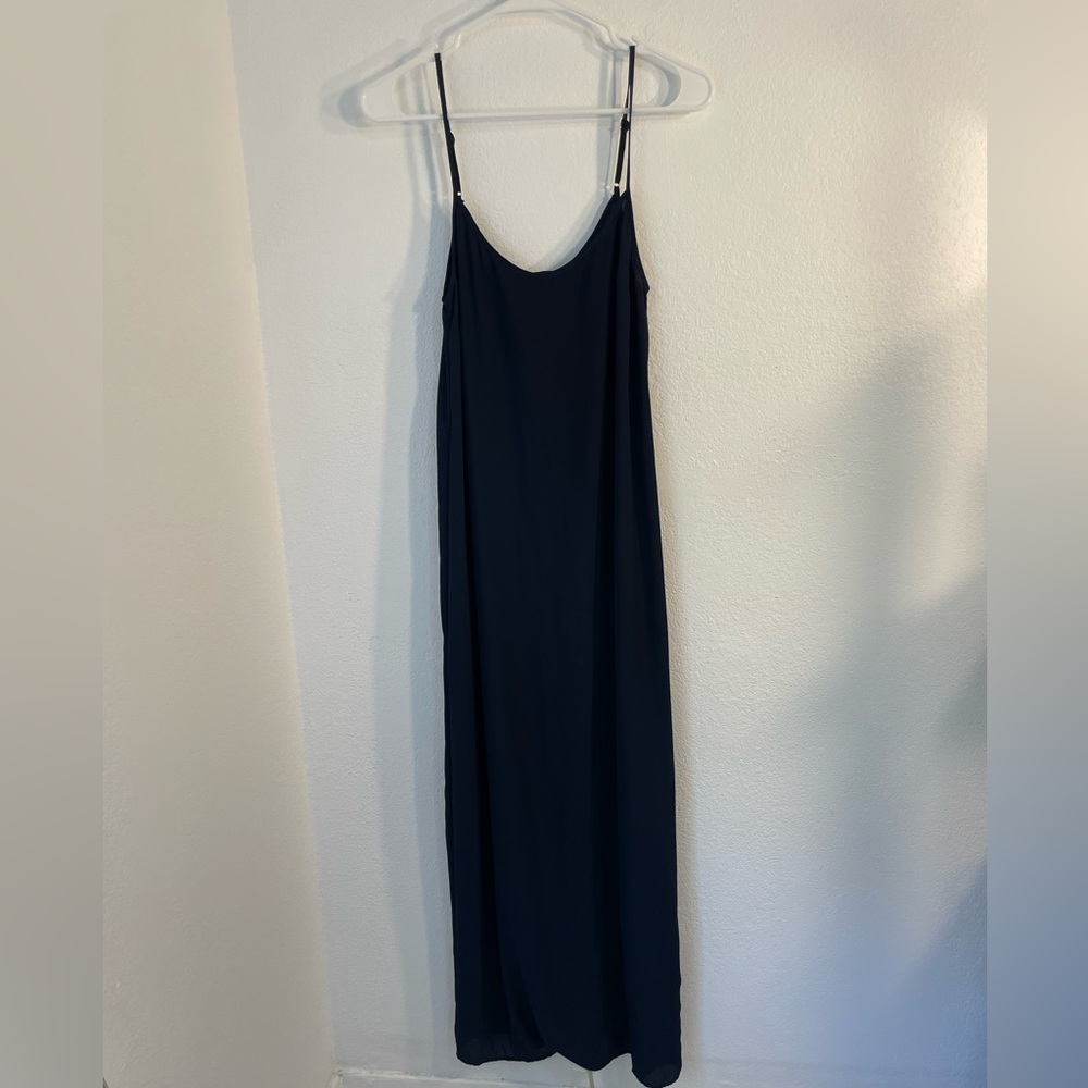 EUC J Crew Navy slip dress, size small